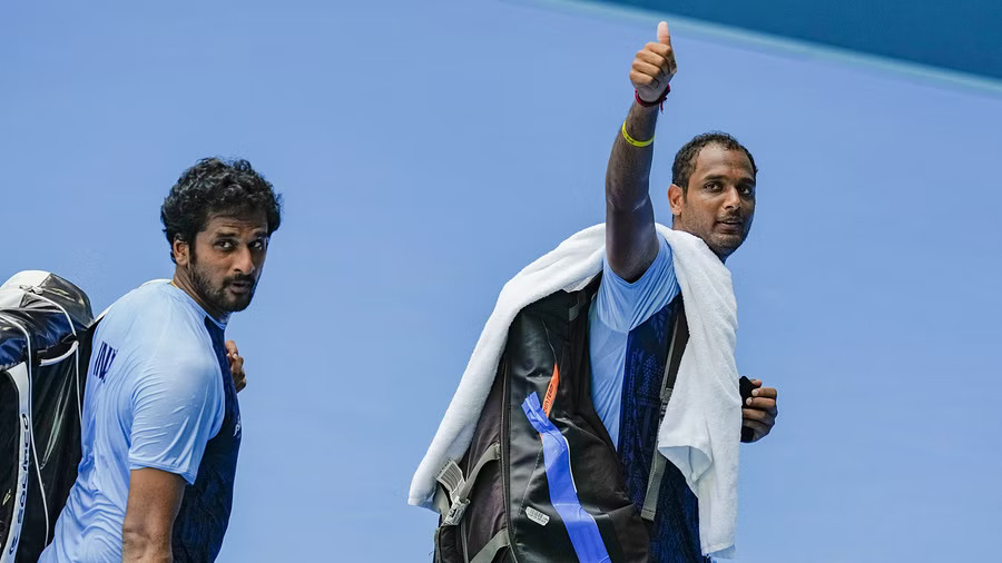 Asian Games Ramkumar Myneni Duo Shines Clinches Silver In Mens