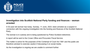 Scotland Police Report 