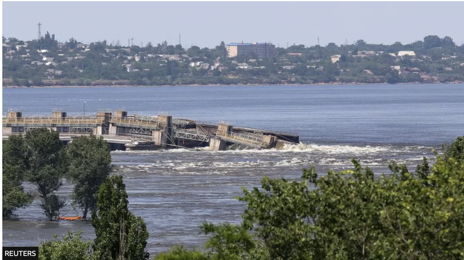 Kakhovka dam in Ukraine