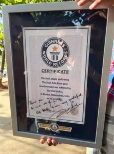 SRK Guinness World Record certificate