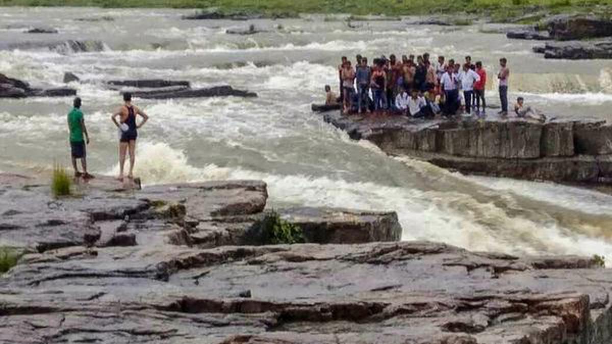Waterfall Level Rises in Madhya Pradesh