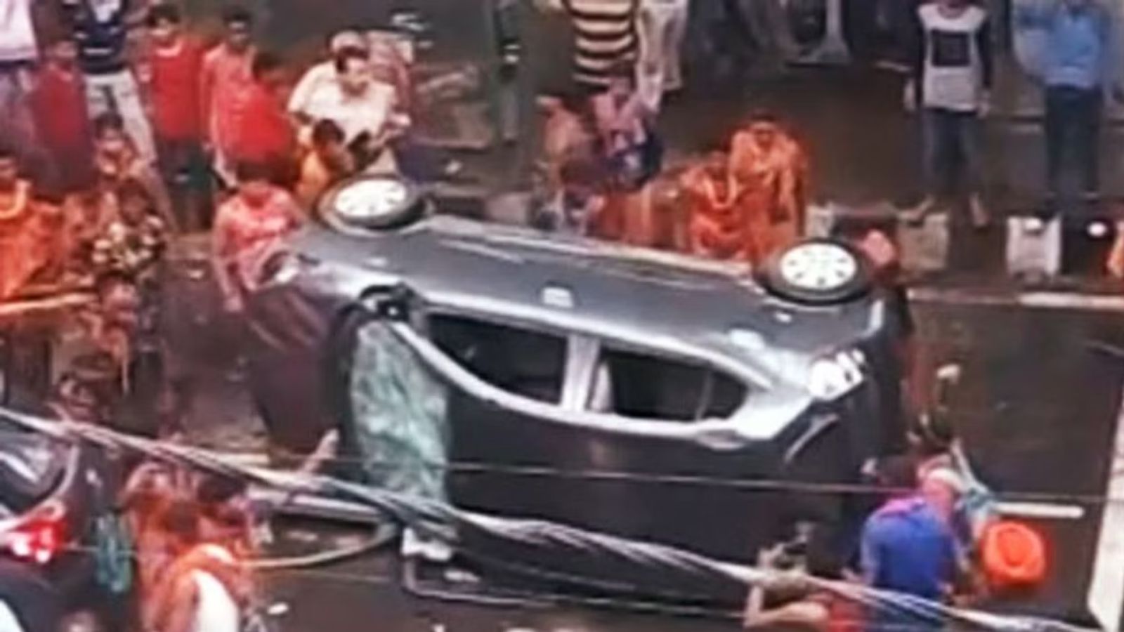 A disturbing incident unfolded in Haridwar as a group of Kanwariyas allegedly vandalized a car and assaulted the driver. While tensions rose, local authorities have denied any communal undertones, emphasizing the need to maintain harmony and peace in the region. According to reports, a confrontation ensued between the Kanwariyas, who are devotees of Lord Shiva on an annual pilgrimage, and the car driver, resulting in the vehicle being damaged and the driver being subjected to physical assault. The incident has sparked concerns over the preservation of law and order. Local law enforcement agencies were swift to respond to the situation, promptly intervening and ensuring the safety of the driver. Their immediate actions reflect the commitment of the authorities to uphold peace and safeguard the well-being of all individuals involved. Authorities have explicitly refuted any communal angle to the incident, highlighting the importance of not generalizing the actions of a few individuals to an entire community. They have emphasized the need for unity and understanding among different sections of society to prevent any escalation of tensions. Efforts are underway to investigate the matter thoroughly, with authorities working diligently to identify and apprehend the individuals responsible for the vandalism and assault. The focus remains on ensuring justice for the victim and maintaining communal harmony in the region. The incident serves as a reminder of the significance of promoting tolerance, respect, and peaceful coexistence among diverse communities. It calls for collective efforts to foster a culture of understanding and acceptance, wherein differences are respected, and conflicts are resolved through dialogue and legal means. Authorities are also taking steps to enhance security measures during the Kanwar Yatra pilgrimage to prevent similar incidents in the future. The aim is to ensure the safety of all participants, promote a peaceful atmosphere, and maintain the sanctity of the religious event. The incident in Haridwar serves as a wake-up call for society, urging individuals to reject violence and embrace peaceful means of resolving conflicts. It emphasizes the importance of fostering a culture of mutual respect and harmony, regardless of religious or cultural differences. As investigations continue, it is essential for the public to refrain from spreading rumors or engaging in hate speech that can further exacerbate tensions. Responsible and unbiased reporting can play a crucial role in maintaining calm and facilitating a fair resolution of the matter. The authorities' commitment to promptly address the incident and reject any communal angle is a positive step towards ensuring justice and upholding the principles of a harmonious society. It is imperative for all stakeholders, including community leaders, law enforcement agencies, and the public, to work together to prevent such incidents and promote communal harmony in the region.