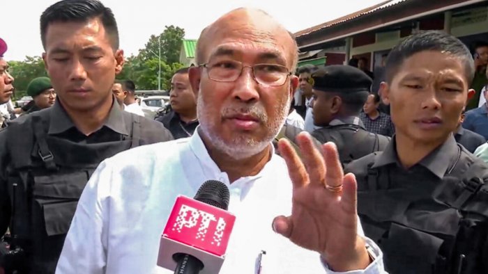 Chief Minister N Biren Singh
