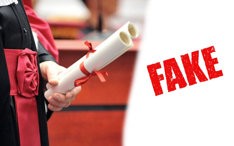 Fake PhD Certificates