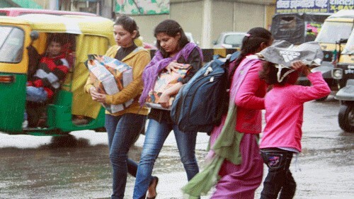 Heavy rainfall in Gurugram