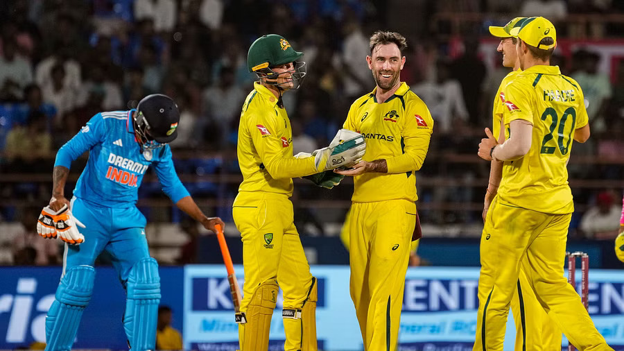 Indian middle-order crumbles as Australia record consolation win
