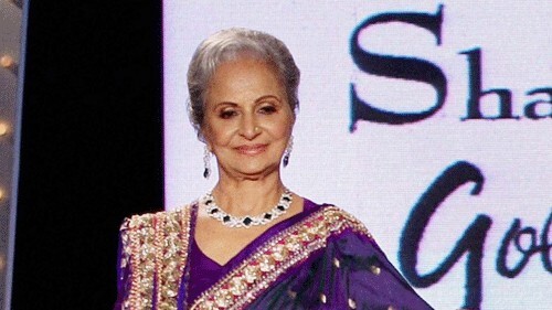 Veteran actor Waheeda Rehman chosen for Dadasaheb Phalke Award