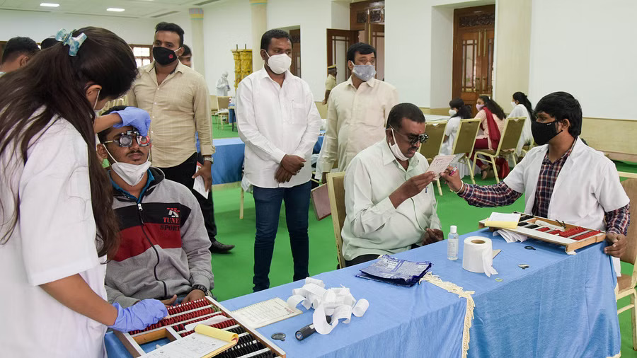 door-to-door eye screening