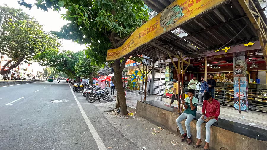 Broken tin roof at bus shelter a safety threat for commuters