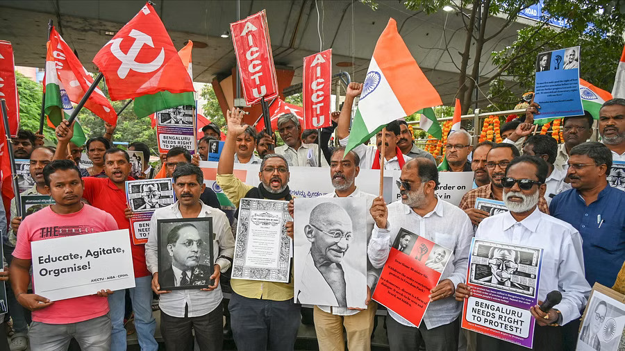 Rally to Vidhana Soudha against Freedom Park protest ban thwarted