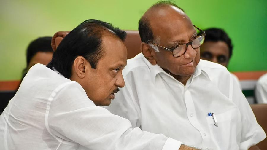 Ajit Pawar meets Sharad Pawar Supriya Sule says nothing political in uncle-nephew encounter