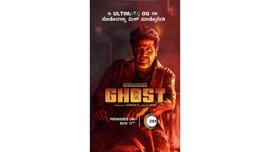 Shivarajkumar-starrer Ghost to stream on ZEE5