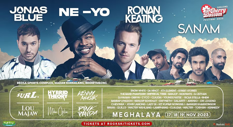 Singers Ne-Yo Ronan Keating to perform in Meghalayas Cherry Blossom Festival