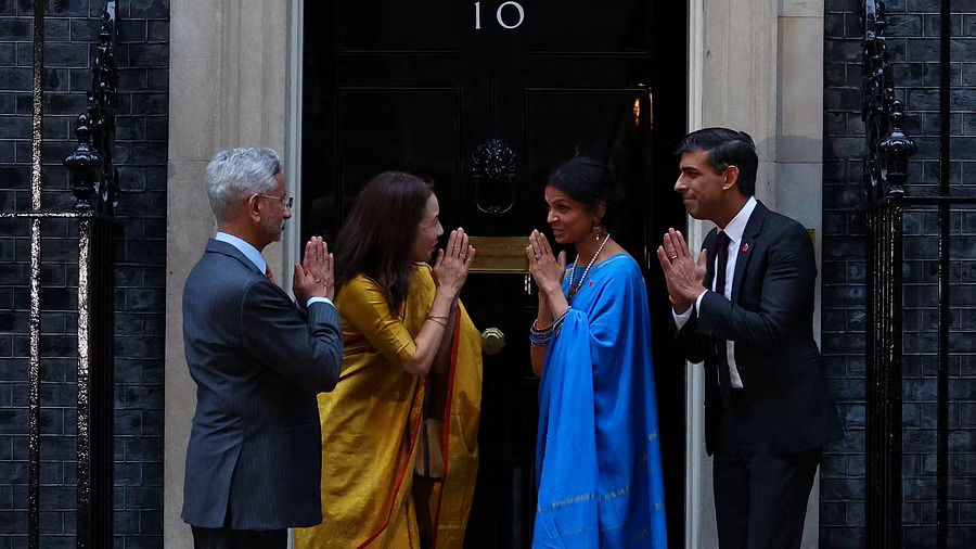 UK PM Sunak hosts Jaishankar at Downing Street for Diwali tea