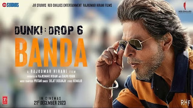 Dunki Drop 6 Diljit Dosanjh brings his vivacious energy to the SRK-starrers new song ‘Banda’