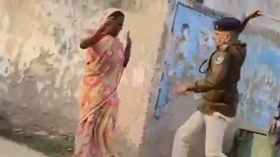 Controversy over Bihar cop thrashing woman after video goes viral