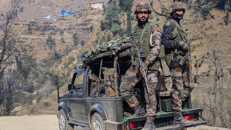 Day after attack on Army convoy troops scour dense forest for terrorists in JKs Poonch