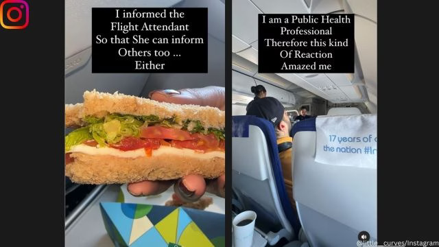 Woman finds worm in sandwich served on Delhi-Mumbai IndiGo flight posts video