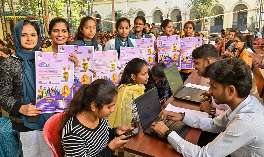 Yuva Nidhi slowing down our portal claim universities