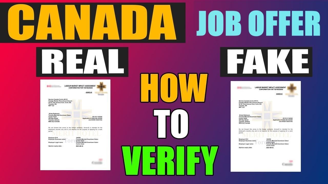 How to Verify Canada Job Offer (1)