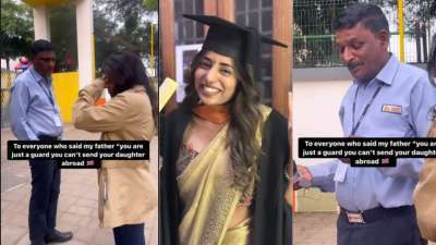 Security guards daughter graduates from UK university boAt boss Aman Gupta reacts