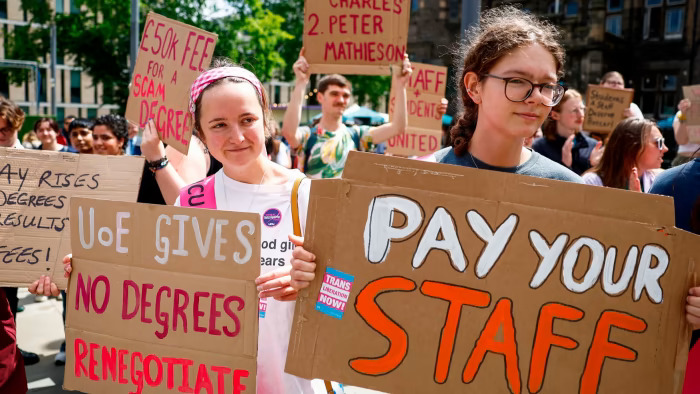 UK universities and unions urged to negotiate as strikes hit students