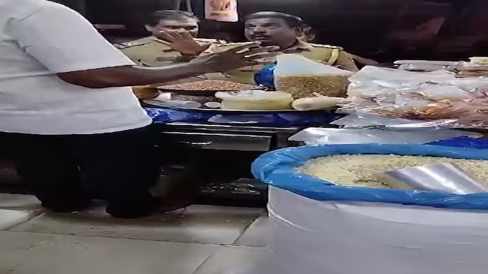 Cop demands free groundnuts from vendor suspended after video goes viral