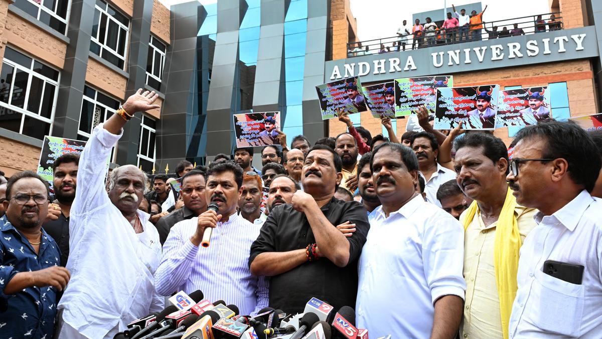 NDA leaders urge Governor to probe irregularities of former Andhra University Vice-Chancellor Prasad Reddy