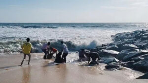 Five tourists rescued by lifeguards at Udupis Gangolli beach