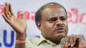 Karnataka CM Dy CM home minister should take responsibility for stampede Kumaraswamy