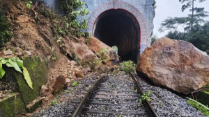 Landslide disrupts train services in Sakleshpur - Subrahmanya Road section of Karnataka
