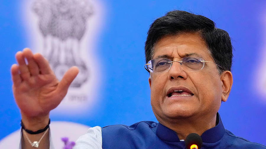 Technical snag in helicopter compels Piyush Goyal to shelve aerial survey in Andhra