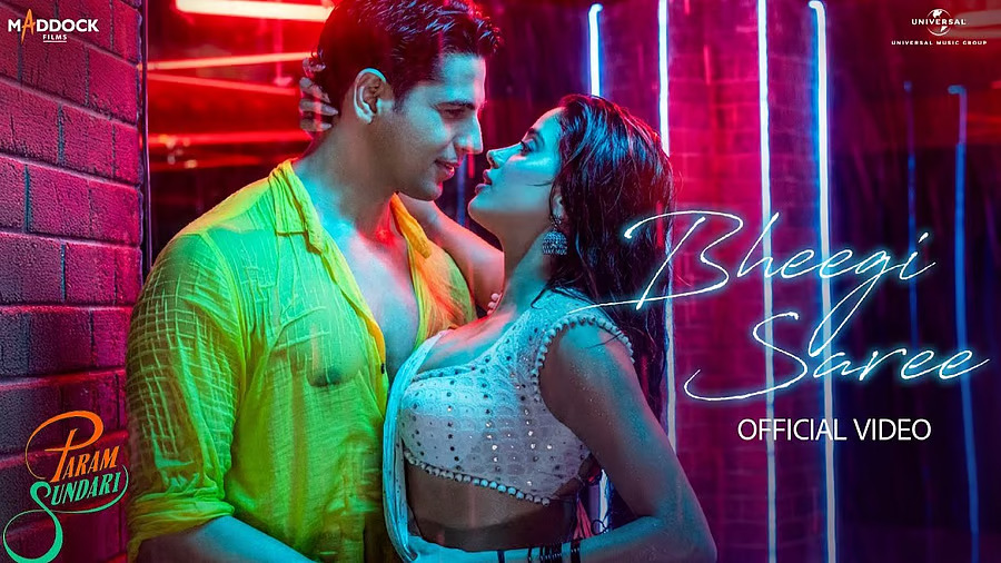 Param Sundari Sidharth Janhvis new song bring back the magic of Bollywood’s rain song era