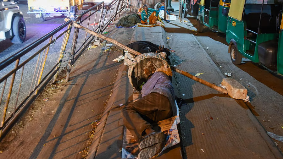 Homeless people from streets of Bengaluru refuse night shelters claim they are poorly maintained