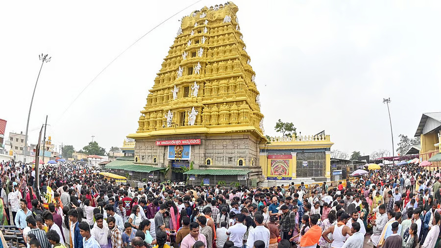 Works under PRASAD scheme take off atop Mysurus Chamundi Hill