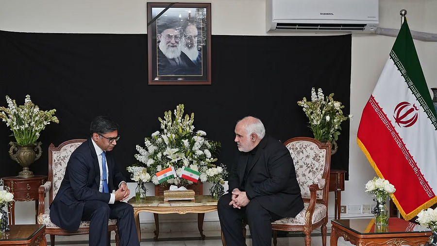 Five days after Khameneis killing Indias Foreign Secretary meets Iranian ambassador offers condolences